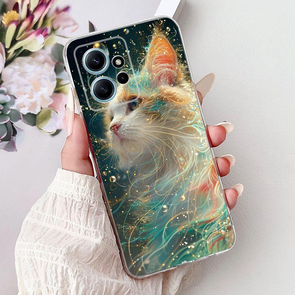 For Xiaomi Redmi Note 12 4G Case Cute Cartoon Girls Cover Soft TPU Phone Case For Redmi Note 12 Note12 4G 5G Fundas Bumper