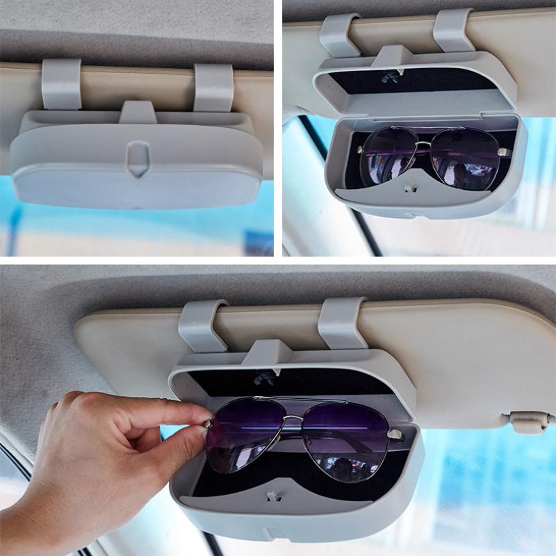 Автомобильные зажимы для очков, зажим для солнцезащитных очков, рамка для хранения солнцезащитного козырька, многофункциональная карта, креативные аксессуары для салона автомобиля, чехол для автомобильных очков