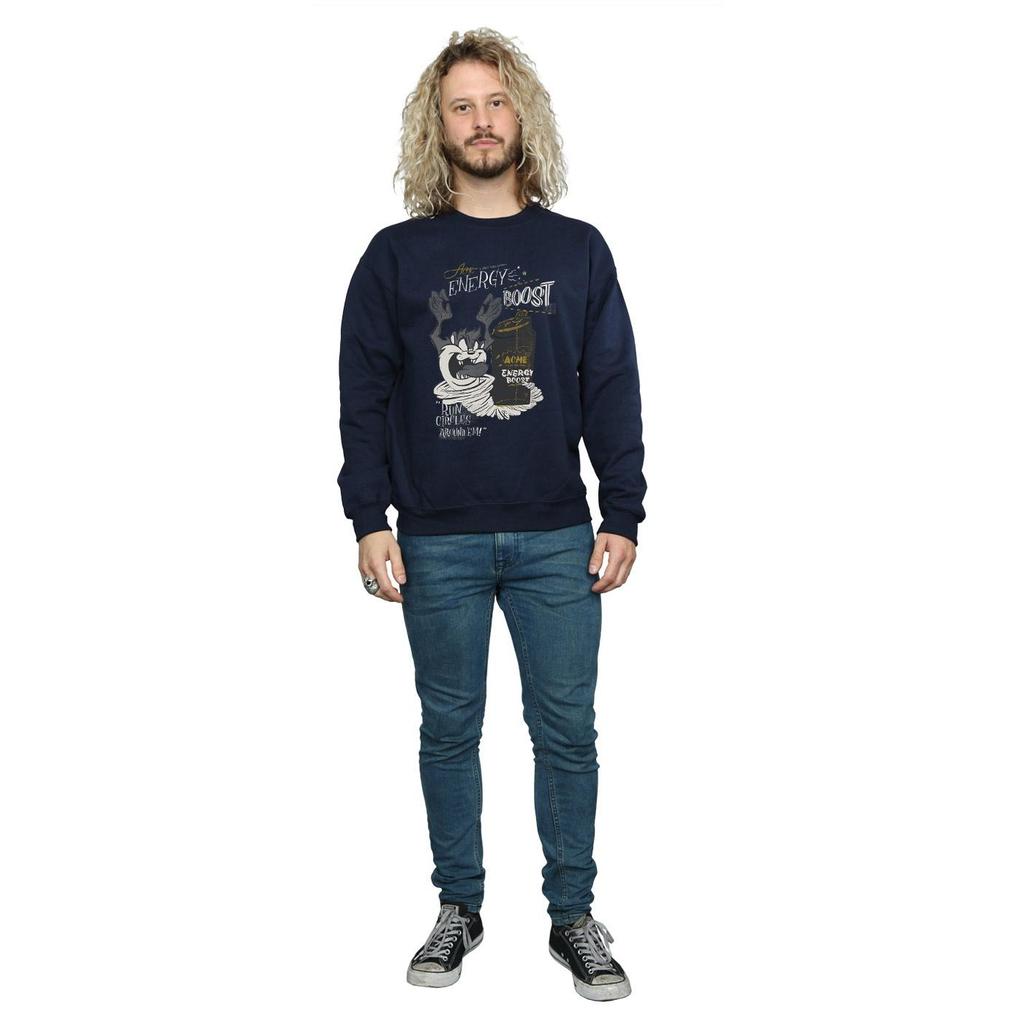 Looney Tunes Mens Taz Energy Boost Sweatshirt