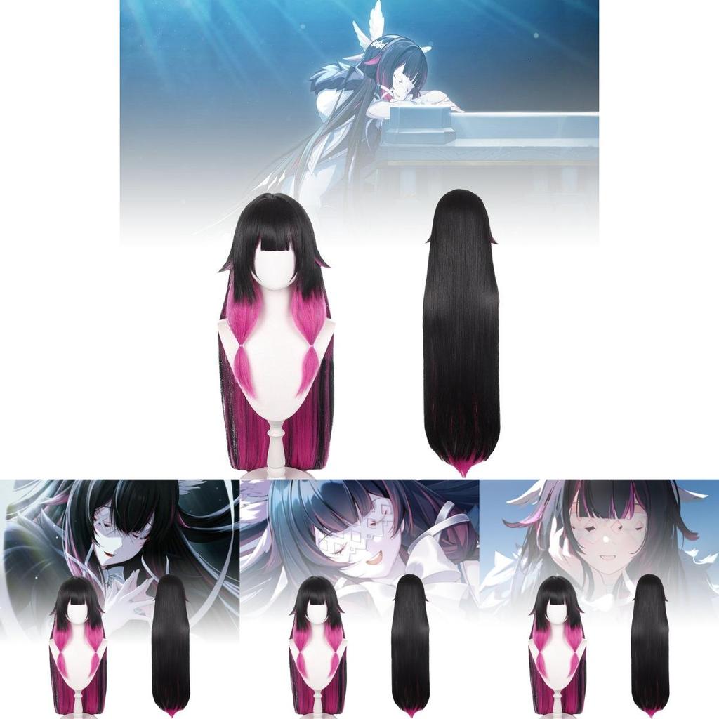 Beautiful Genshin Impact Cosplay Wig For Women Featuring Columbia Gradation Long Hair