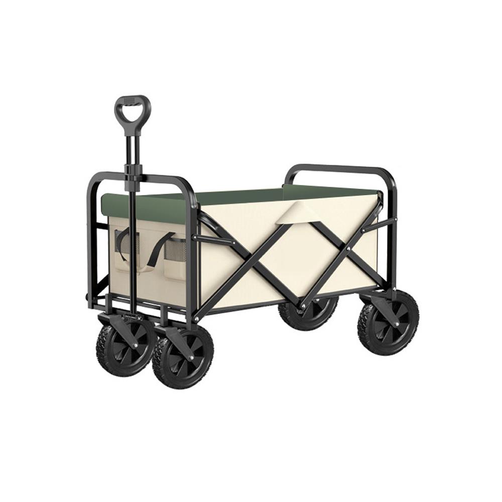 Портативная бытовая тележка для кемпинга, складная многофункциональная корзина для покупок большой емкости 150 л