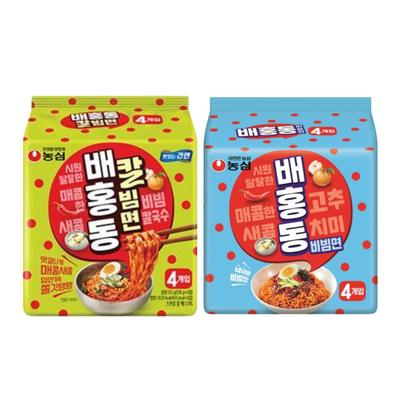 Nongshim Бэхондон Бибиммён (137g) / Калбиммюн (128g)  (2 варианта)