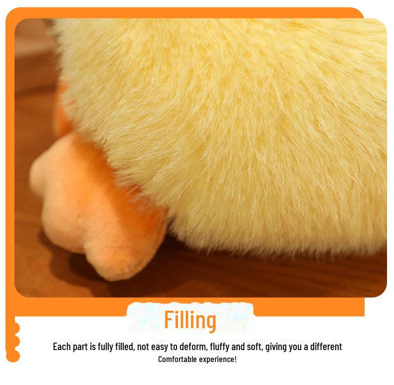 Милая плюшевая игрушка «Желтая утка и Белый гусь» — идеально подходит для объятий или подарков на день рождения