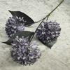 Hydrangea Snowball Artificial Stems Multibranch For Wedding Home Decor Gift
