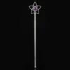 Goddess Beauty Crown Scepter: Rhinestone Star Fairy Wand Prop