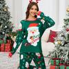 Women's European & American Two-Piece Christmas Pajama Set