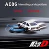 AE86 Drifting Car Ornaments: Creative Center Console Accessories for Men and Women