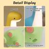 Dinosaur Night Light for Kids - USB Rechargeable LED Nursery Lamp with 3 Colors, Cute Cartoon Bedside Feeding Light & Sleep Aid