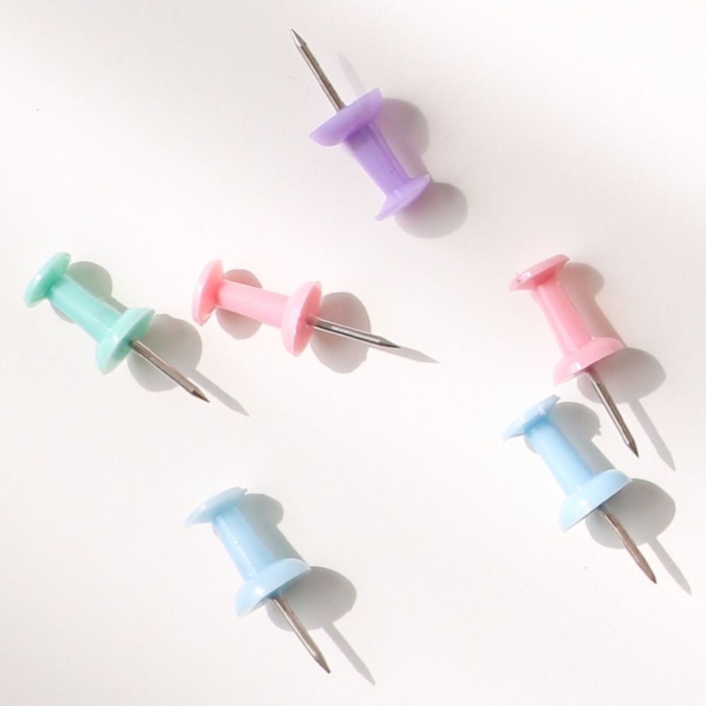 Colorful Thumbtack Board Pins Metal Pushpin Office Binding Supplies Photo Wall Studs Photo Wall