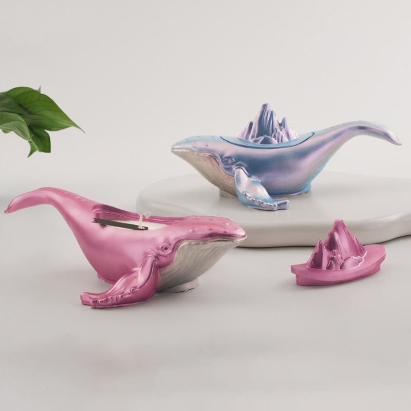 Whale Shaped Silicone Storage Box Mould Efficient Jewelry Sorting and Storing Case Mold Epoxy Resin Organizer Molds