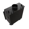 Water heating fireplace KRATKI ZUZIA DECO 12 kW Ø 200 black thermotec lining