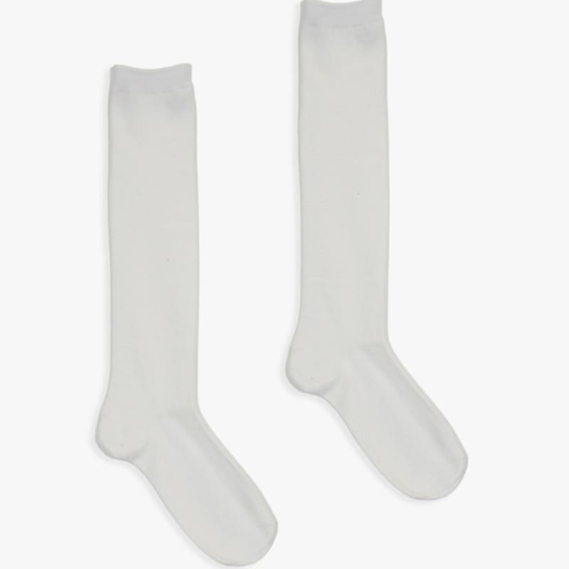 Розовый АНАНАС [2ШТ 1КОМПЛЕКТ] БАЗОВЫЕ ГОЛЬФЫ ДО КОЛЕНА_СЛОНОВАЯ КОСТЬ