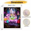 Disney Ursula digital oil painting art handmade diy gift home decoration