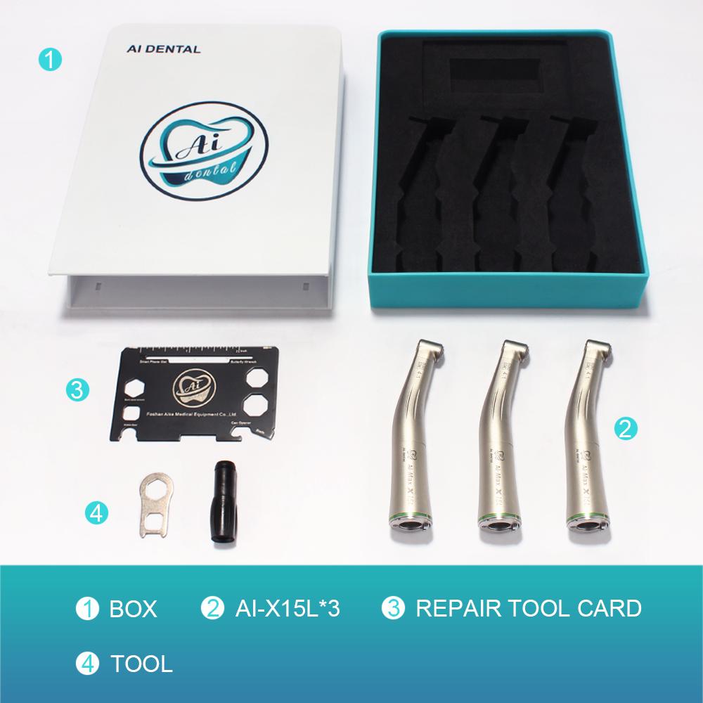 Стоматологический набор Contra Angle S3, оптоволоконный низкоскоростной наконечник, один внутренний распылитель воды с подключением E-типа для электродвигателя