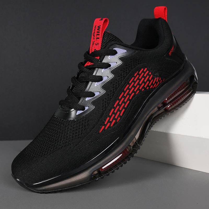 Мода 2024 Осень Мужская обувь Большой размер Дышащая сетка Спортивный стиль Толстая подошва Увеличение роста Уличный тренд Кроссовки для мужчин