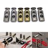 Apparel Shoelace Sportswear Lock Toggle DIY Metal Clamp Stopper Cord Double Hole Stoppers