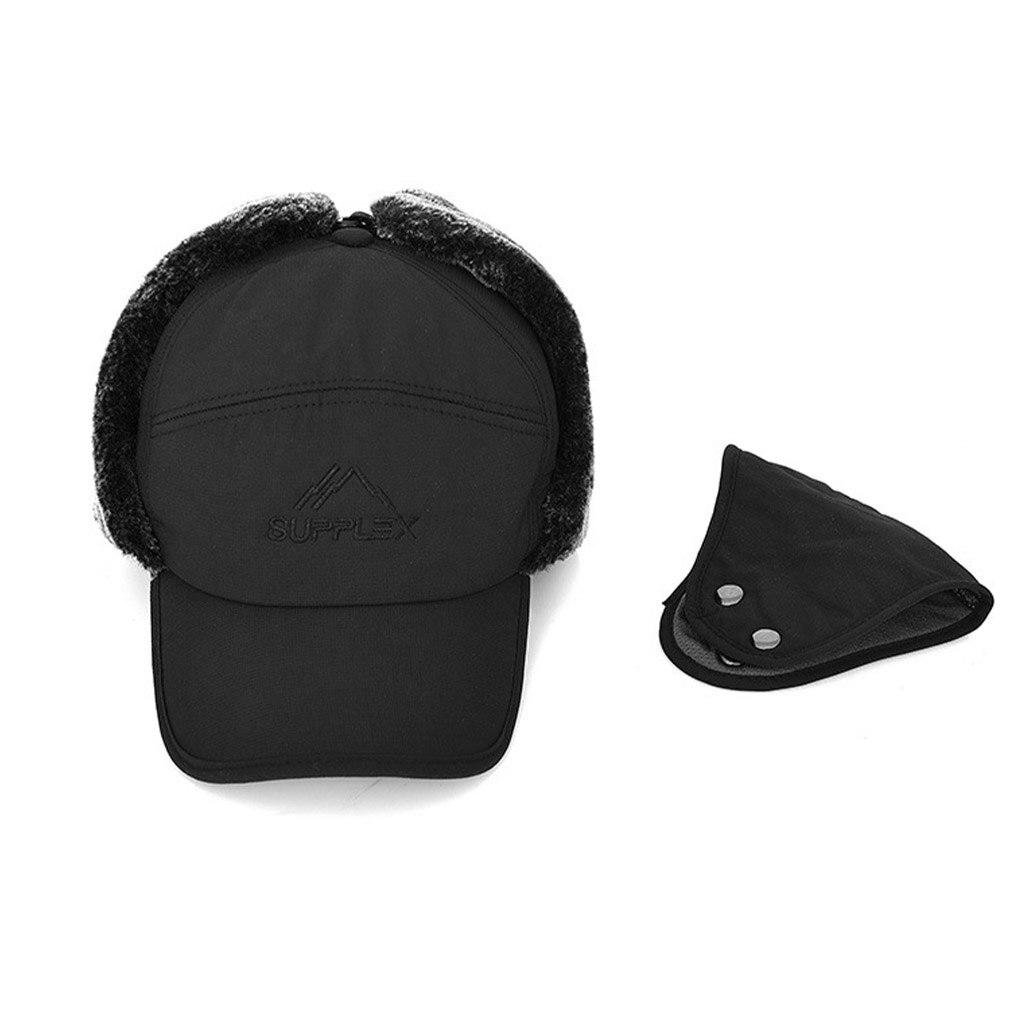 Мужская зимняя теплая шапка-ушанка для катания на лыжах и велоспорта, походная теплая водонепроницаемая шапка