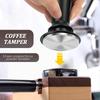 Темпер для эспрессо 304 нержавеющая сталь 51 мм Темпер для кофе с весами 30 фунтов Ручной пресс Инструмент для прессования кофе бариста С фильтровальной бумагой