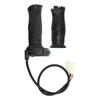 2PCS Electric Bicycle Throttle Grip Rubber Handlebar Twist Grip Universal Fit for Electric Bike Scooter