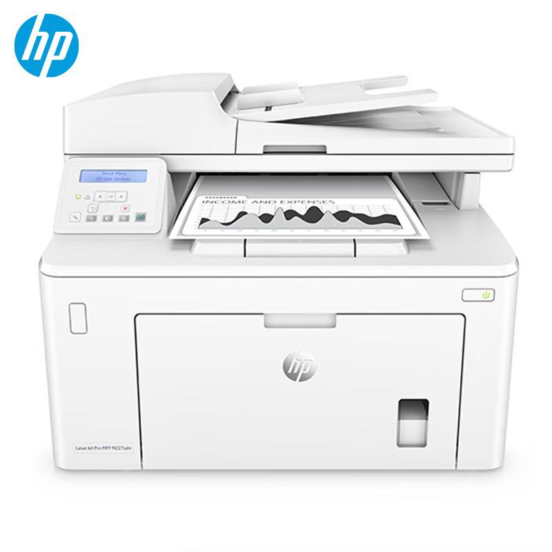 HP LaserJet Pro MFP M227sdn Monochrome All-in-One Printer CN plug (adapter included)