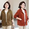 2025 Stylish Spring Windbreaker for Middle-Aged & Elderly Women - Lightweight Coat for Spring & Autumn