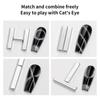 4Pcs Manicure Multi-Function Magnet Nail Salon Cat Eye Long Strip Magnet French Cat'S Eye Nail Stick Set For Uv Gel Tools