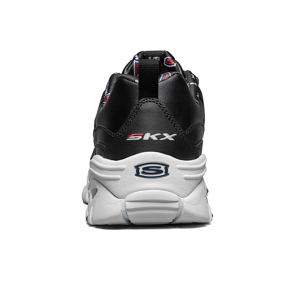 Skechers Энергия Простые Удобные Низкие Повседневные Кроссовки Мужские Черный Синий Красный 237012-BKW