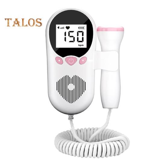 Фетальный монитор с большим ЖК-экраном, удобным интерфейсом, простым в считывании показаний, работающим от батареи, портативным монитором сердечного ритма ребенка