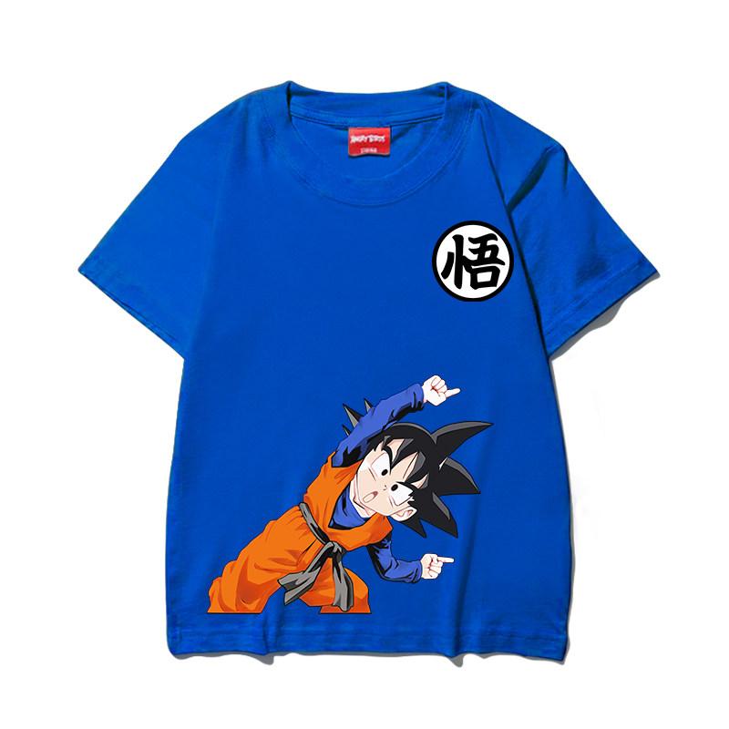 Детская и взрослая футболка с коротким рукавом Dragon Ball Goku, Японское аниме Fusion, Модный топ с принтом для детей