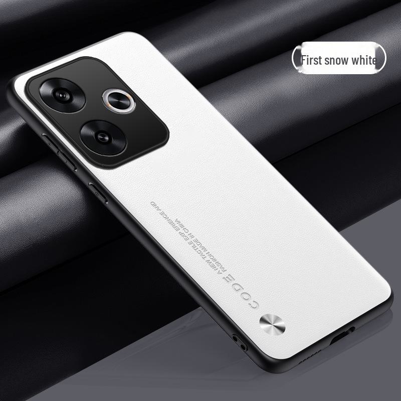 Кожаный чехол для мобильного телефона Redmi Turbo3: Универсальная ультратонкая защита для Note12 Turbo. Подходит как мужчинам, так и женщинам.