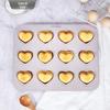 Форма для выпечки мадлен Chefmade на 12 ячеек в форме сердца