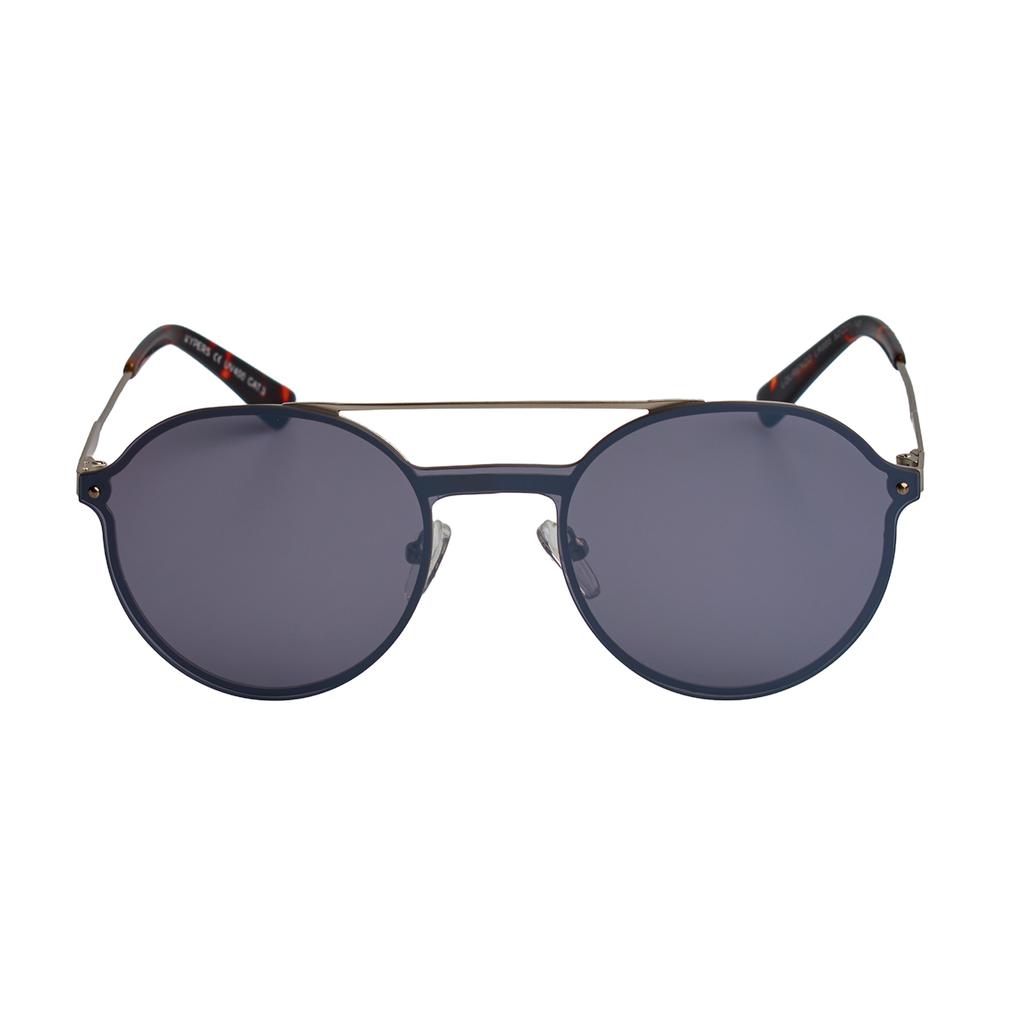 Круглые металлические солнцезащитные очки LOURENZO для мужчин и женщин