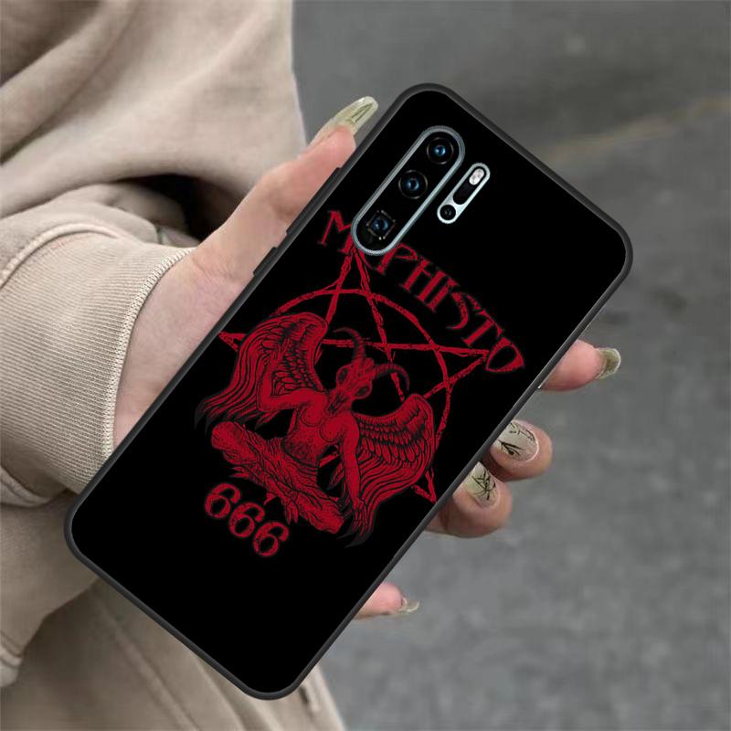 Пентаграмма Бафомет Сатана Чехол Для Huawei Nova 3i 7i 8i 11i Y60 Y70 Y90 Y61 Y91 10 9 SE 11 Pro P20 P40 P30 Lite Обложка