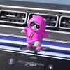 Разноцветный милый аниме автомобиль центральная консоль украшения мини скейтборд медведь автомобиль зеркало заднего вида украшения аксессуары для интерьера