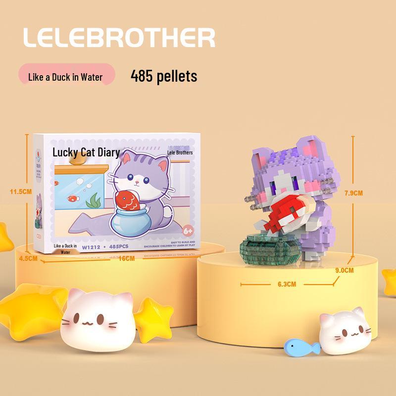 Китайские конструкторы Панда - Совместимые с кубиками Лего, Развивающие игрушки для сборки из микрочастиц, Подарочный набор