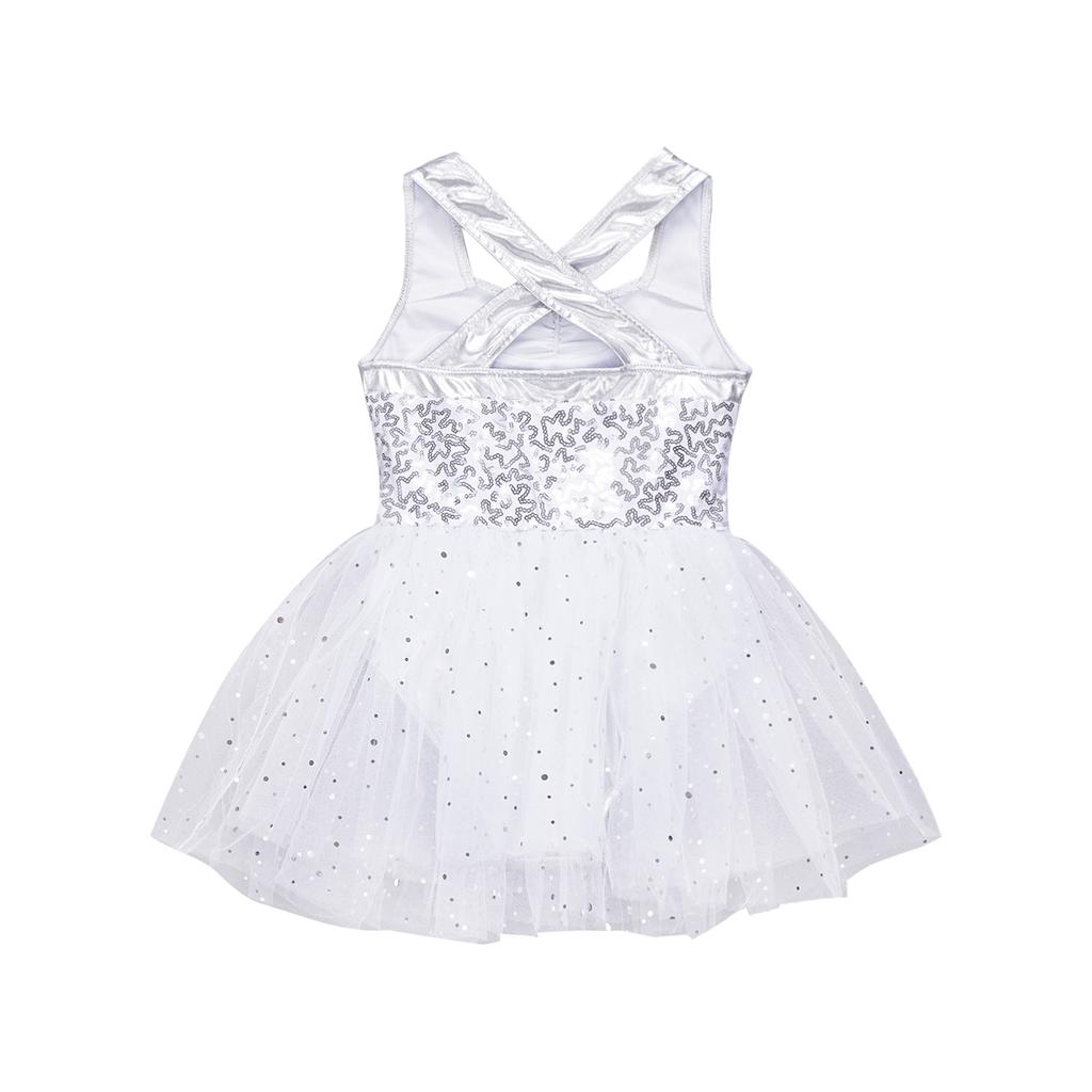 Блестящие пайетки для девочек, балетное платье, гимнастическое платье для фигурного катания, танцевальные костюмы для выступлений, лирическая танцевальная одежда