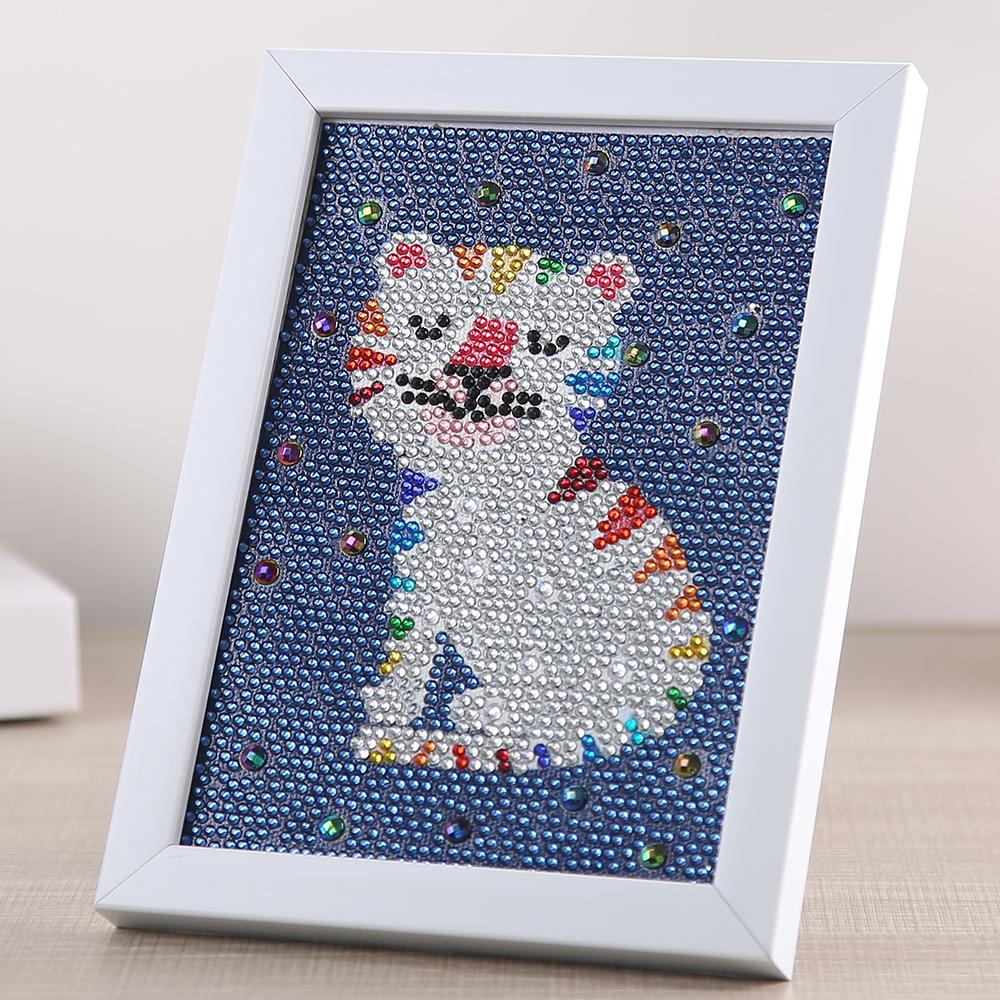 5D комплект алмазной живописи мультфильм животных Зебра мозаика рамка вышивка Diy дети ручной работы украшения комнаты украшения