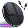 15W Wireless Charger For iPhone 15 14 13 12 Pro XS Max Mini X XR Induction Fast Wireless Charging Pad For Samsung Xiaomi