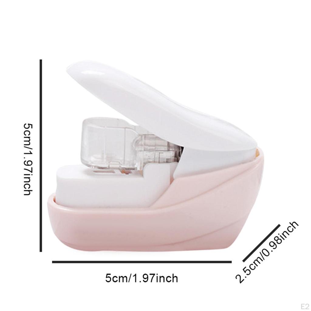 Мультяшные степлеры без скоб для удобного хранения и транспортировки Маленькие офисные инструменты Классная комната