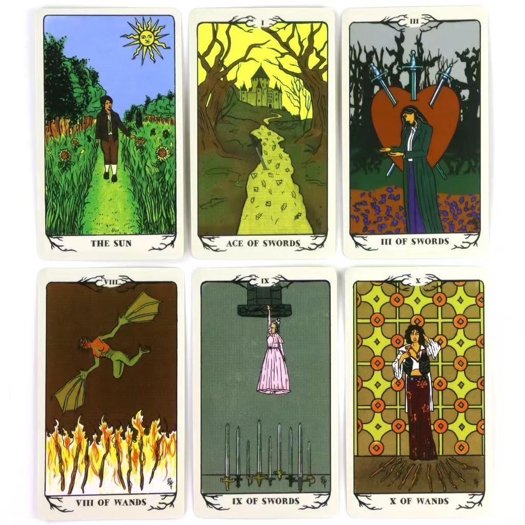 10.3*6cm Agatha All Along Tarot Deck 78 Pcs Movie Themed Tarot Cards