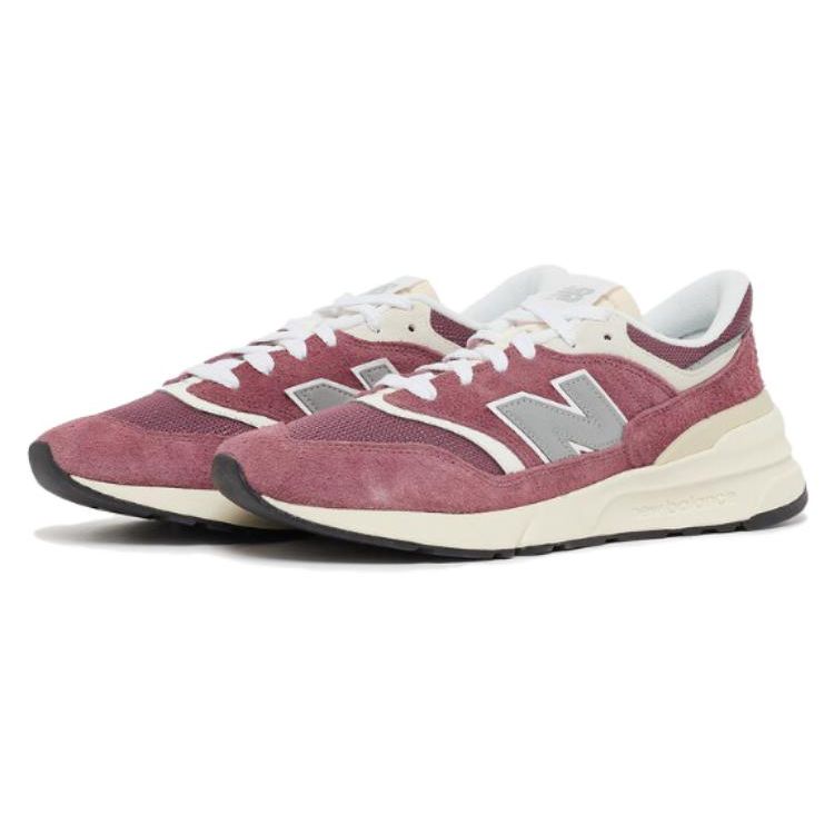 New Balance Унисекс 997R Кирпично-красный/Кремовый/Серебристый Повседневные кроссовки U997RCC