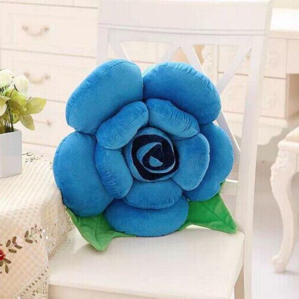 3D Throw Pillows Flower Shaped Cushion Romantic Rose Pillows Home Decor