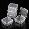 Mini Transparent Organizer Box Transparent Dustproof Storage Boxes  Jewelry Storage