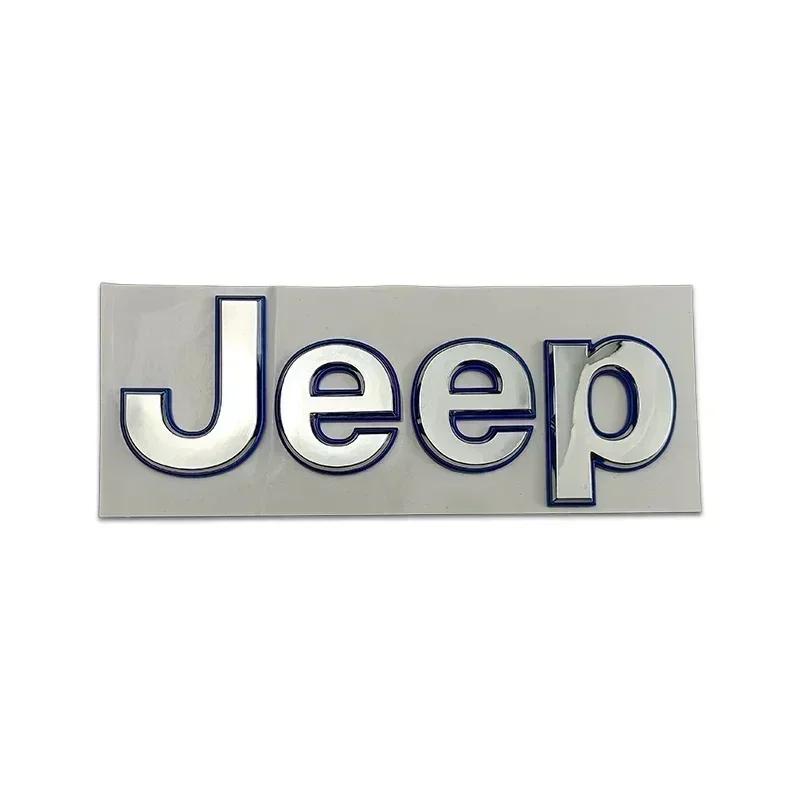 For Jeep For JEEP Wrangler Grand Cherokee Compass Renegade JK JL Patriot Rubicon Rear Trunk Decals  ABS Car Front Hood