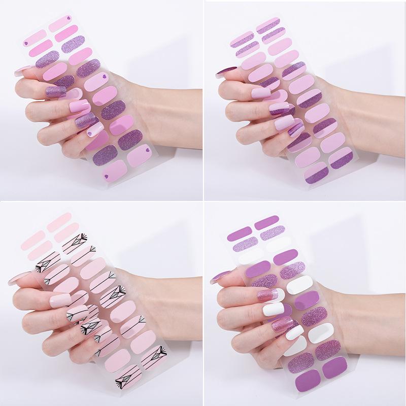 New French Manicure Stickers Waterproof Line Nail Stickers Decorative Full Stickers