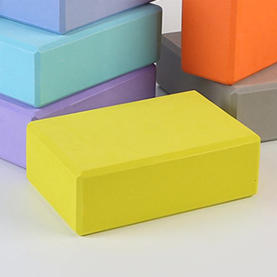 1/2Pcs EVA Yoga Block Supportive Non-Slip Foam Block Lightweight Pilates Meditation High Density Fitness Gym Blocks