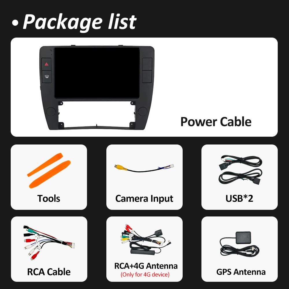 Беспроводная стереосистема Carplay DSP для Volkswagen Passat B5 2000 2001 2002 2003 2004 2005 Android 14 Вентилятор охлаждения Bluetooth Аксессуары