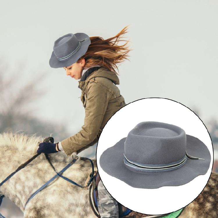 Элегантная шляпа хомбург, шляпа-котелок, костюм ранчера для мероприятий на открытом воздухе
