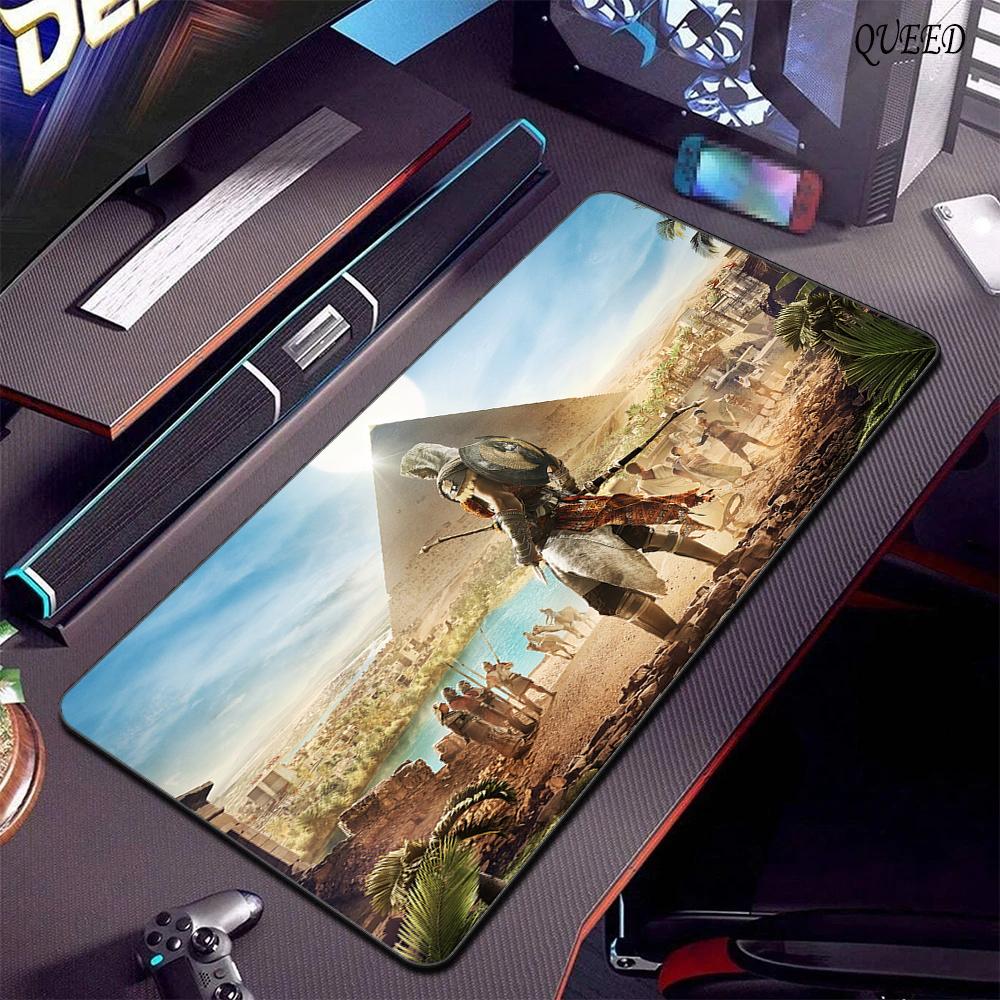 900x400 Большой Коврик для Мыши A-Assassin S -Creed Игровой Коврик для Мыши Speed Настольный Коврик Игровые Коврики для Ноутбука Для Офиса Ковер Настольные Аксессуары