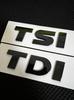 1 шт. Стикер TDI TSI с глянцевым черным покрытием ABS для автомобиля, задняя наклейка для VW Touareg, аксессуары для автомобиля